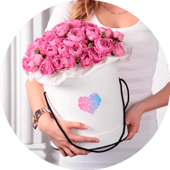 Купить цветы в коробке в Пскенте